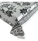 Toalha De Mesa Térmica Cozinha Floral Preto E Branco Impermeável Casa Resistente Grossa Casa Toalha De Mesa Térmica Cozinha Floral Preto E Branco Impermeável Casa Resistente Grossa Casa