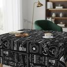 Toalha de Mesa Térmica Estampada Impermeavel Retangular Copa Cozinha 1,40m x 200m