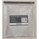 Toalha de Mesa Térmica Jacquard Branco Salehtex Impermeável Toalha de Mesa Térmica Jacquard Branco Salehtex Impermeável