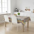 Toalha De Mesa Termica Vaquinha Country Rolo 1,40x30,00m Vinil PVC