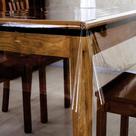 Toalha De Mesa Transparente Retangular Quadrada Plastico Protetor Impermeavel Toalha De Mesa Transparente Retangular Quadrada Plastico Protetor Impermeavel