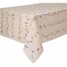 Toalha de Mesa Unite Azevinho Natural 180x270cm 310111 - Copa e Cia