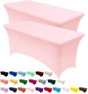 Toalha de mesa Utopia Kitchen Spandex, pacote com 2 120x75x75cm, rosa