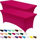 Toalha de mesa Utopia Kitchen Spandex, pacote com 2 180x75x75cm, fúcsia