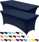Toalha de mesa Utopia Kitchen Spandex, pacote com 2 pés, azul marinho