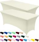 Toalha de mesa Utopia Kitchen Spandex, pacote com 2 pés, marfim