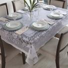 Toalha de Mesa Uva em Renda Retangular 2,17m x 1,60m 100% Poliéster - Uva
