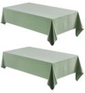 Toalha de mesa Veblandy retangular resistente à água 130x180cm, pacote com 2 Toalha de mesa Veblandy retangular resistente à água 130x180cm, pacote com 2