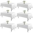Toalha de mesa WIGENIUS Poliéster 60x102 polegadas para retângulo de 6 pés