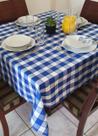 Toalha De Mesa Xadrez Italiana 8 Lugares Restaurante Cantina