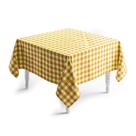 Toalha de Mesa Xadrez Quadrada 140x140cm 4 Lugares
