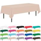 Toalha de mesa YSYJ descartável de plástico 137x274cm Bege x12