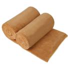 Toalha de microfibra JML 76x152 cm, pacote com 2 unidades, bege, macia Toalha de microfibra JML 76x152 cm, pacote com 2 unidades, bege, macia