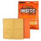 Toalha de microfibra kers higienização interna 30 x 30cm 500 gsm - cor laranja