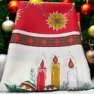 Toalha De Natal Varias Estampadas Quadrada 1,40m X 1,40m