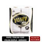 Toalha De Papel Folha Dupla Yuri Fit Pacote Com 600 Folhas