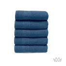 Toalha de Pés Para Piso Tapete Banheiro Felpudo Desenho Pezinhos 45x70cm Azul Marinho
