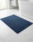 Toalha de Piso Azul Teka Lucca 46x70cm 100% Algodão Antiderrapante Alta Absorção Banheiro