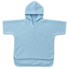 Toalha de poncho com capuz Odaaa 100% algodão orgânico macio 2-3T azul