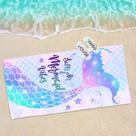 Toalha de praia Bonsai Tree Mermaid Microfiber 330g 80x160cm Toalha de praia Bonsai Tree Mermaid Microfiber 330g 80x160cm