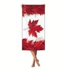 Toalha de praia Canada Maple Leaf Quick Dry 80x160cm poliéster