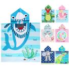 Toalha de praia com capuz NovForth Kids para meninos e meninas, microfibra Toalha de praia com capuz NovForth Kids para meninos e meninas, microfibra