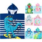 Toalha de praia com capuz NovForth Kids para meninos e meninas, microfibra Toalha de praia com capuz NovForth Kids para meninos e meninas, microfibra