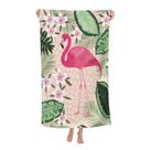 Toalha de praia COMFAR Flamingo Microfiber Quick Dry 76x152 cm