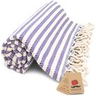 Toalha de praia de algodão turco Bazaar Anatolia 180x99 cm roxa