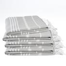 Toalha de praia de algodão turco de 9 fios, 91 x 18,3 cm, Quick Dry, pacote com 4 Toalha de praia de algodão turco de 9 fios, 91 x 18,3 cm, Quick Dry, pacote com 4