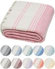 Toalha de praia DEMMEX Oversized Sandproof Quick Dry Pink 180x90cm