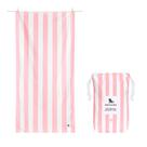 Toalha de praia Dock & Bay Malibu Pink 200x90cm Quick Dry