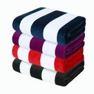 Toalha de praia Exclusivo Mezcla Cotton Cabana Stripe 90x180cm, pacote com 4