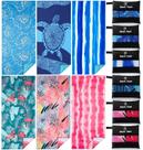Toalha de praia Gomust Lightweight Thin Oversize 180x80cm, pacote com 6