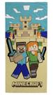 Toalha de praia Jay Franco Minecraft Alex e Steve 70x145cm