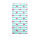 Toalha de praia LIVILAN Blue Flamingo para meninas e crianças 75x150cm