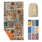 Toalha de praia SUN'Y Groovy Sand Free Microfiber Quick Dry
