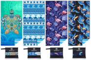 Toalha de praia Widdonen Microfiber Sand Free Quick Dry, pacote com 4
