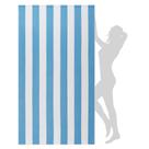 Toalha de praia WILFA Extra Large Microfiber 100x180cm Azul celeste