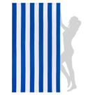 Toalha de praia WILFA Extra Large Microfiber 100x180cm Azul Marinho
