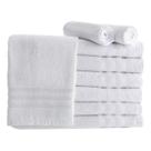 Toalha de Rosto Branca Macia e Resistente Ideal Para Lavabo e Presente Com Garantia