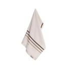 Toalha De Rosto Lumina Fio Penteado Ivory e Marrom Karsten Toalha De Rosto Lumina Fio Penteado Ivory e Marrom Karsten