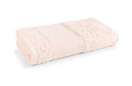 Toalha de Rosto para Bordar Melina II 50x80 cm Cor 60107 Salmão - Karsten