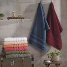 Toalha De Rosto Prime Bellagio 50cmX80cm Bege Peônia - Lufamar