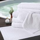 Toalha de Rosto Suite Gold 80cm x 50cm 450g/m² Hotelaria 1 Peça 90% Algodão 10% Poliéster - Branco