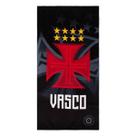 Toalha de Time Vasco Oficial Aveludada Em Algodão 70x1,40 Absorvente Buettner