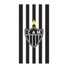 Toalha de time velour atlético mineiro 09 - 70 x 140 - preto/branco - dohler