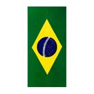 Toalha de time velour brasil - 76 x 152 - verde/amarelo - dohler Toalha de time velour brasil - 76 x 152 - verde/amarelo - dohler