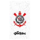 Toalha de time velour corinthians 13 - 70 x 140 - branco - dohler