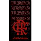 Toalha de time velour flamengo 17 - 70 x 140 - preto - dohler Toalha de time velour flamengo 17 - 70 x 140 - preto - dohler